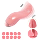 Realistic Tongue licking Vibrator Clitoral Stimulator Nipples Clit Masturbation Soft Vibrator Adult Sex Toys for Wome Couples Foreplay Games
