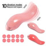 Realistic Tongue licking Vibrator Clitoral Stimulator Nipples Clit Masturbation Soft Vibrator Adult Sex Toys for Wome Couples Foreplay Games