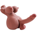 2kgs Shemale Sex Doll Realistic Dildo Torso with Tight Vagina Anal Tunnel Flexible Big Cock Women Pussy Men Masturbator Unisex Adult Sex Toys for Female couple Lesbian Gay