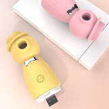 Clit Nipples Sucker Discreet Vibrator with 12 Deep Powerful Suction Modes Rose Toy Sucking Massager USB Charging Clitoral Stimulator Flirtation Foreplay Adult Oral Sex Toy Non-embarrassment Gift for Ladies Girlfriend Wife