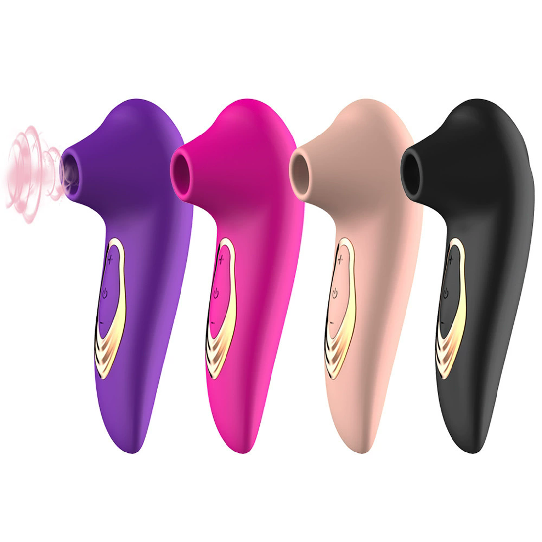 Women Handheld Sucking Vibrator Rose Sucker Mini Oral Stimulator Nipples Clit Stimulation Powerful Rechargeable 5 Sucking & Vibrating Modes Compact Adult Foreplay Sex Toy Gift For Girlfriend Wife