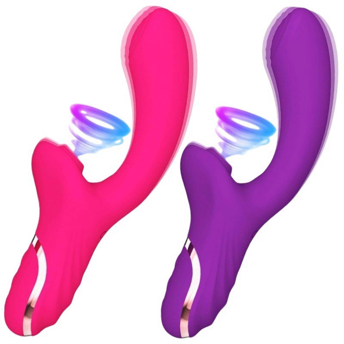 Sucking Vibrator Dildo G Spot Rabbit Clitoris Vibrating Vibrator with 10 Sucking modes 10 Vibrations Level for Clit Nipples Anal Multi Stimulation Rechargeable Adult Sex Toys Gift for Women Ladies Couples