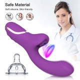 Sucking Vibrator Dildo G Spot Rabbit Clitoris Vibrating Vibrator with 10 Sucking modes 10 Vibrations Level for Clit Nipples Anal Multi Stimulation Rechargeable Adult Sex Toys Gift for Women Ladies Couples