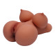 Large Realistic 3D Male Masturbator Sex Doll Textured Pussy Tight Anus Vaginal Anal Channels Love Silicone Sex Toy Male Jerkoff Masturbation Blow Job Stroker Adult Toys Gift for Men Boyfriend Husband