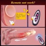 4in1 Thrusting Licking Dildo Smart APP  Remote Control Options Heating Realistic Thick Liquid Silicone Dildos Anal Plug  9  Telescopic & Vibrating Rotating Modes Adult Stimulation Clitoral G-Spot Vibrator Rechargeable Hands Free Sex Toy Gift for Women Couple