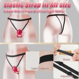 Wearable Panty Vibrator APP & Remote Control Strap on 9 Vibrations Modes Rose Sex Toy Vibrating Penis Ring Clitoral Stimulator Gift for Couple Women Men Solo Masturbation Sexual Pleasure