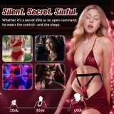 Wearable Panty Vibrator APP & Remote Control Strap on 9 Vibrations Modes Rose Sex Toy Vibrating Penis Ring Clitoral Stimulator Gift for Couple Women Men Solo Masturbation Sexual Pleasure