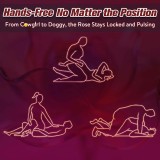 Wearable Panty Vibrator APP & Remote Control Strap on 9 Vibrations Modes Rose Sex Toy Vibrating Penis Ring Clitoral Stimulator Gift for Couple Women Men Solo Masturbation Sexual Pleasure