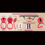 Wearable Panty Vibrator APP & Remote Control Strap on 9 Vibrations Modes Rose Sex Toy Vibrating Penis Ring Clitoral Stimulator Gift for Couple Women Men Solo Masturbation Sexual Pleasure