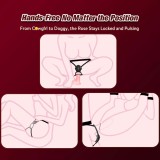 Wearable Panty Vibrator APP & Remote Control Strap on 9 Vibrations Modes Rose Sex Toy Vibrating Penis Ring Clitoral Stimulator Gift for Couple Women Men Solo Masturbation Sexual Pleasure