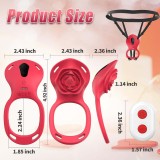 Wearable Panty Vibrator APP & Remote Control Strap on 9 Vibrations Modes Rose Sex Toy Vibrating Penis Ring Clitoral Stimulator Gift for Couple Women Men Solo Masturbation Sexual Pleasure