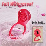 Wearable Panty Vibrator APP & Remote Control Strap on 9 Vibrations Modes Rose Sex Toy Vibrating Penis Ring Clitoral Stimulator Gift for Couple Women Men Solo Masturbation Sexual Pleasure