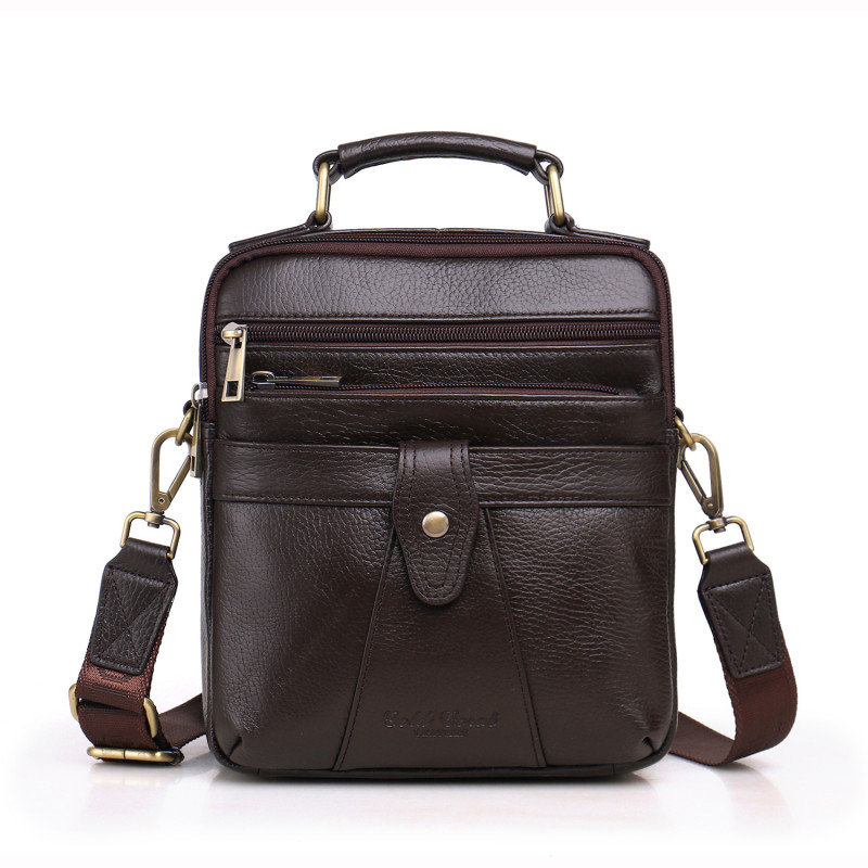 Men's True Leather Handbag Crossover Bag