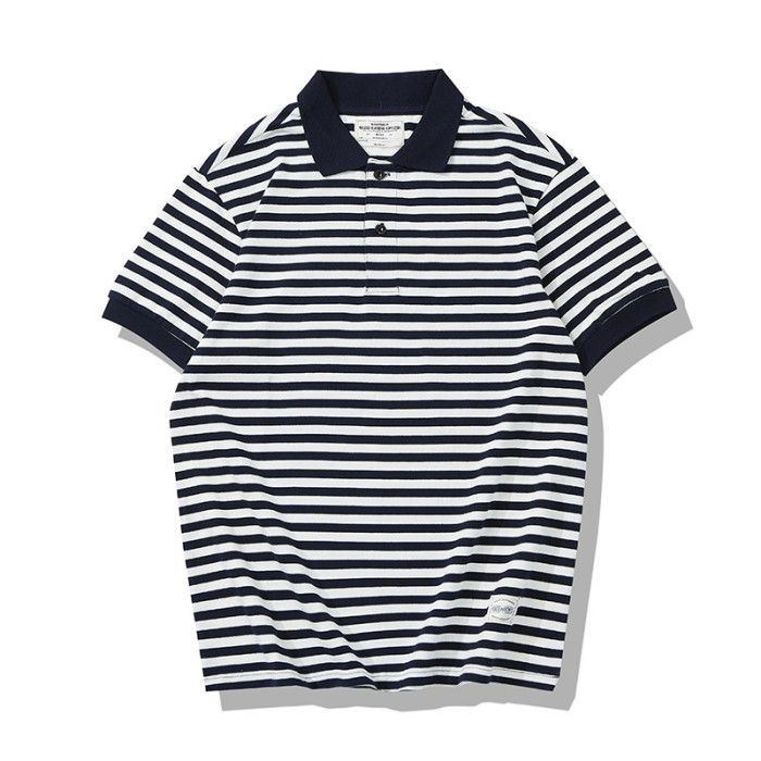 Men's Fashion Stripes Polo Shirts