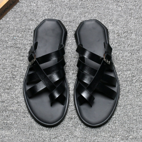 Men's Fashion Leather Summer Sandals