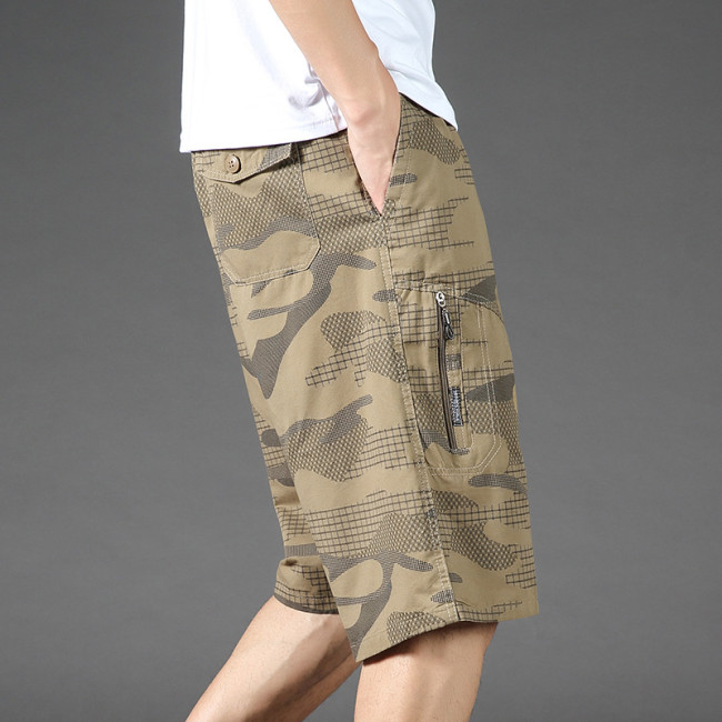 Men's Fashion Casual Mutiple Pockets Shorts