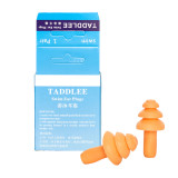 Taddlee Swimming Ear Plugs 2 Pairs Waterproof Reusable Silicone Earplugs for Showering Bathing