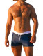 Taddlee marque Sexy hommes maillots de bain natation Boxer slips Bikini avec poches couleur bleu uni hommes maillots de bain Surf troncs Boardshorts