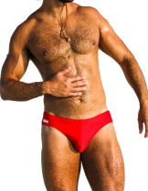 Taddlee marque hommes slip de bain Bikini Sexy maillots de bain rouge couleur unie maillots de bain maillots de bain troncs surf Boxer conseil Shorts