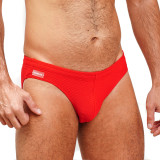 Taddlee marque hommes slip de bain Bikini Sexy maillots de bain rouge couleur unie maillots de bain maillots de bain troncs surf Boxer conseil Shorts