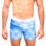 Taddlee Brand Swimwear Men Swim Boxer Briefs Trunks Sexy Swimsuits with Pocket Board Shorts Square Cut Swimming Bikini Bathing