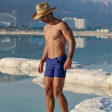 Taddlee Men Swimwear Swimsuits Swim Boxer Trunks Square Cut Boardshorts Pockets