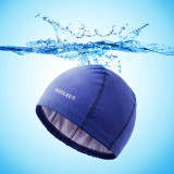 Taddlee Swimming Cap For Men PU Fabric Silicone Swimmers Caps Waterproof Adult Swim Hat Wear Accessories Large Size Pool Outdoor