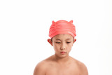 Taddlee Child Swim Caps for Kids Bathing Hats Girl Boy Pink Swimming Hat Youth