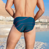 Taddlee Tecno Line Swimwear Men Swimsuits Swimming Briefs Board Shorts Bathing Suits Trunks