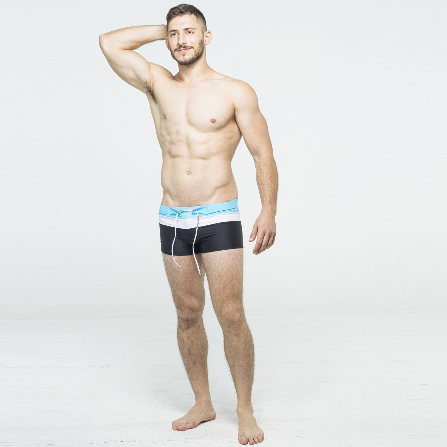 Quick Dry Taddlee Men's Square Cut Swim Briefs - Multicolor