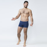 Taddlee Swimwear Men Swimsuits Swim Boxer Brief with Zipper Pockets Square Cut