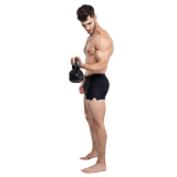 Taddlee Brand Solid Gray Sexy Men's Swimwear Swim Shorts Trunks Square Cut Black Blue Solid Color Swimsuits Boxers Bathing Suits Gay Board