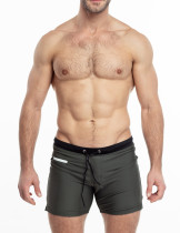 Taddlee Brand Solid Gray Sexy Men's Swimwear Swim Shorts Trunks Square Cut Black Blue Solid Color Swimsuits Boxers Bathing Suits Gay Board