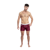 Taddlee Brand Solid Gray Sexy Men's Swimwear Swim Shorts Trunks Square Cut Black Blue Solid Color Swimsuits Boxers Bathing Suits Gay Board