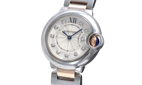 カルティエスーパーコピー バロンブルー 28mm クォーツムーブメント WE902030