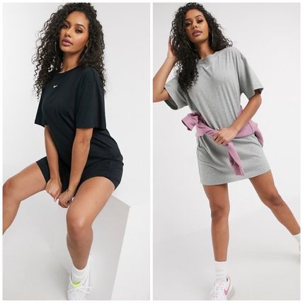 ナイキ Nike Swooshロゴオーバーサイズ Tシャツワンピース Nike ワンピース 52979415 Zhu555