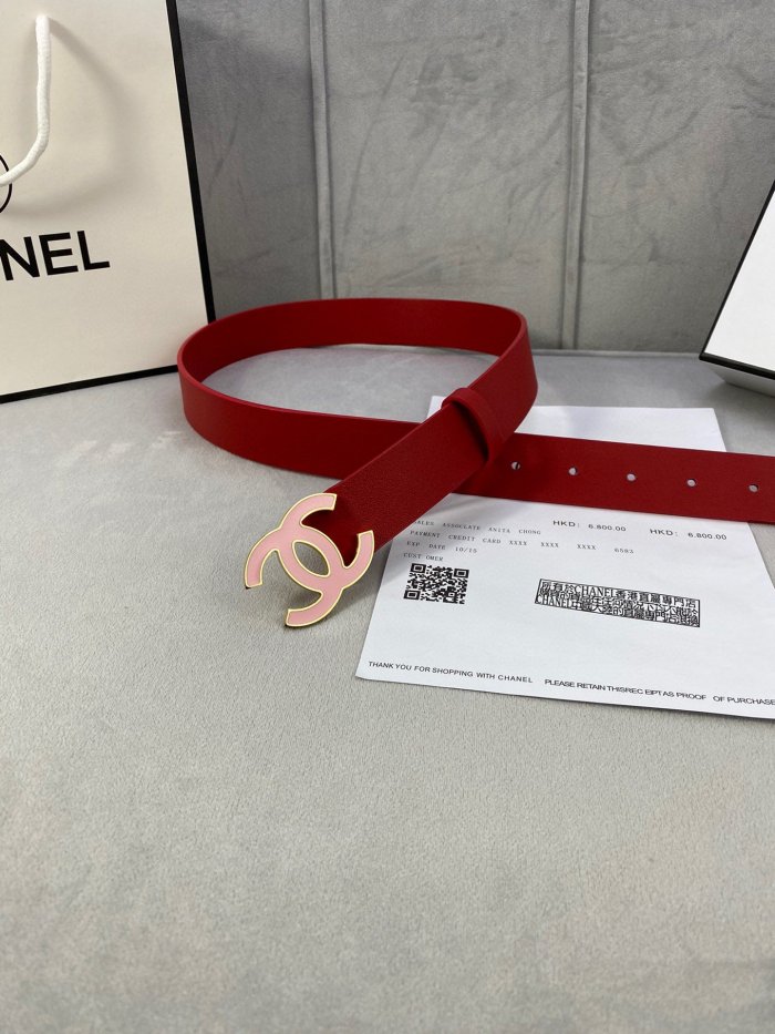3色/ 3cm/ Chanelシャネルベルトスーパーコピー
