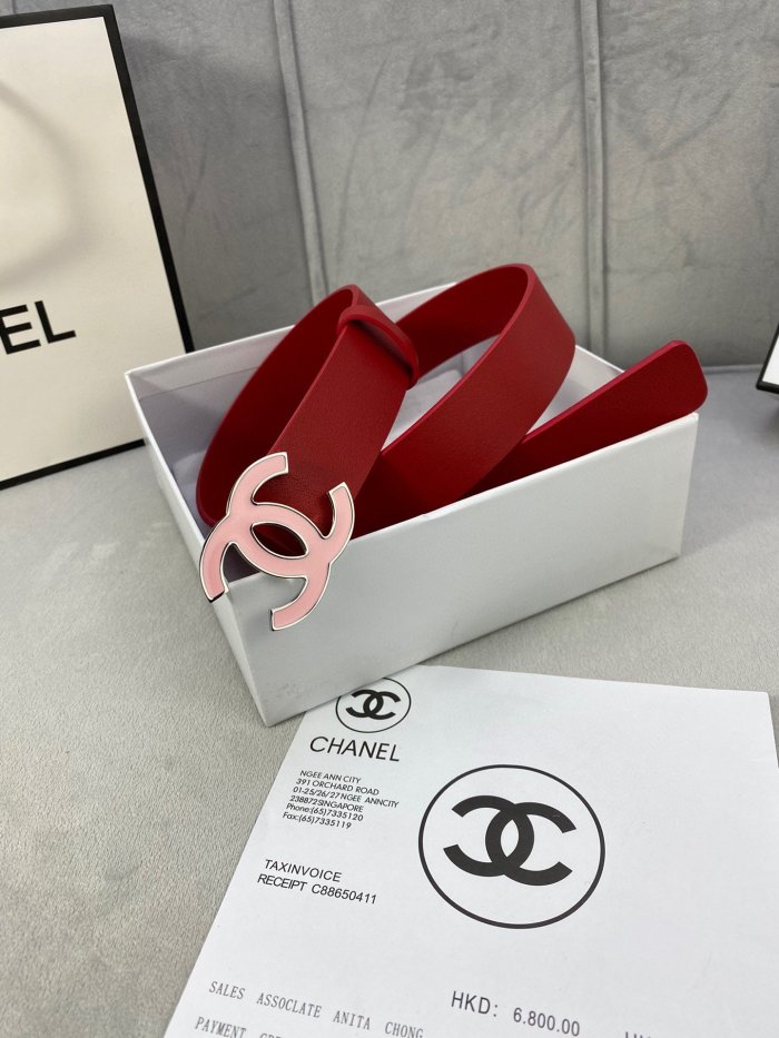 3色/ 3cm/ Chanelシャネルベルトスーパーコピー