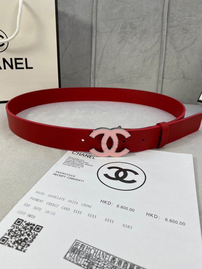 3色/ 3cm/ Chanelシャネルベルトスーパーコピー
