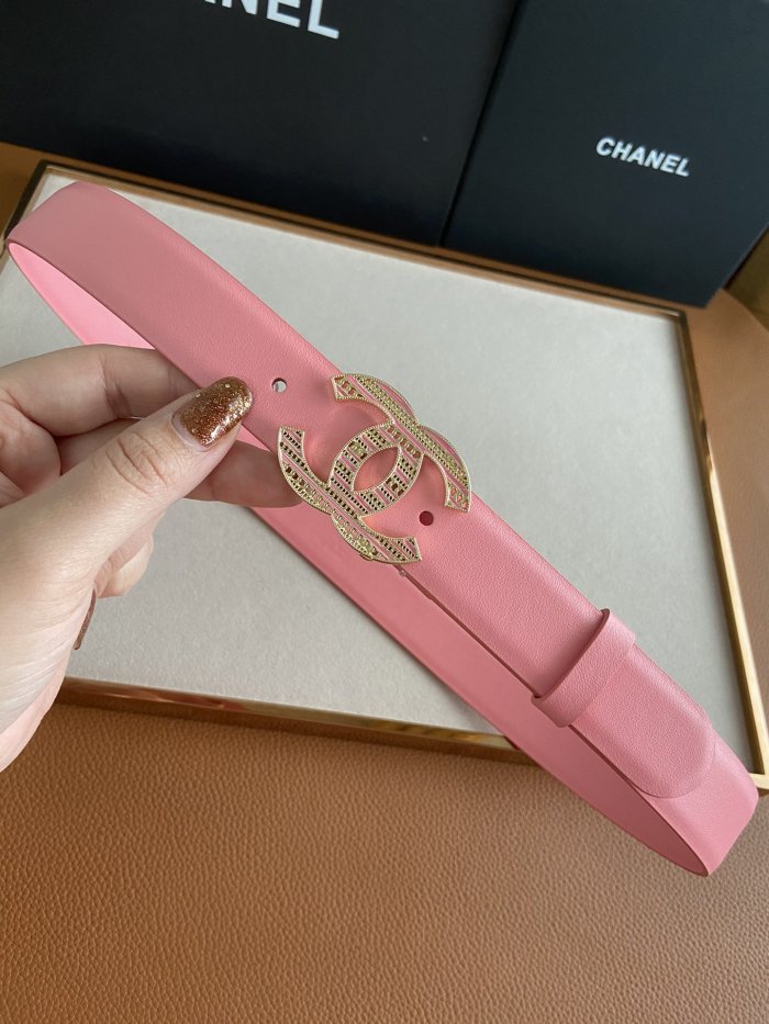 4色/ 3cm/ Chanelシャネルベルトスーパーコピー