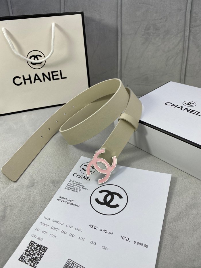 3色/ 3cm/ Chanelシャネルベルトスーパーコピー