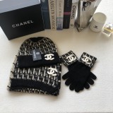 3色/ Chanelシャネル帽子スーパーコピー三件套