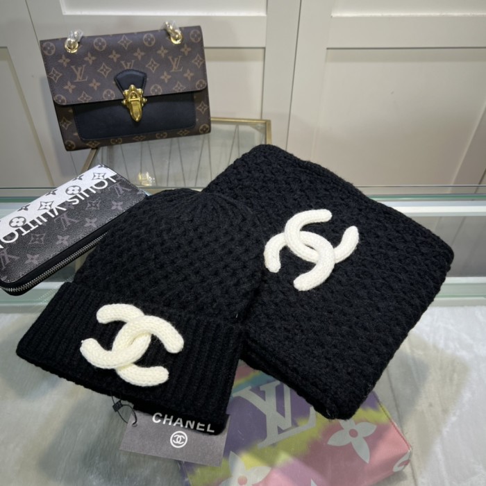 6色/ Chanelシャネル帽子スーパーコピー两件套