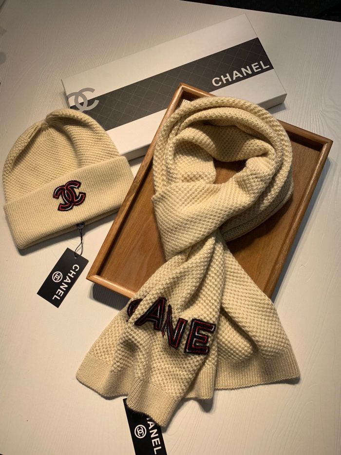 4色/ Chanelシャネル帽子スーパーコピー两件套