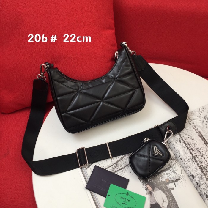 2色/ 22cm/ Pradaプラダバッグスーパーコピー1BH206