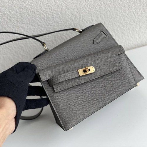 超希少！エルメス コピー ケリー20 外縫い エプソン バッグ ers00600