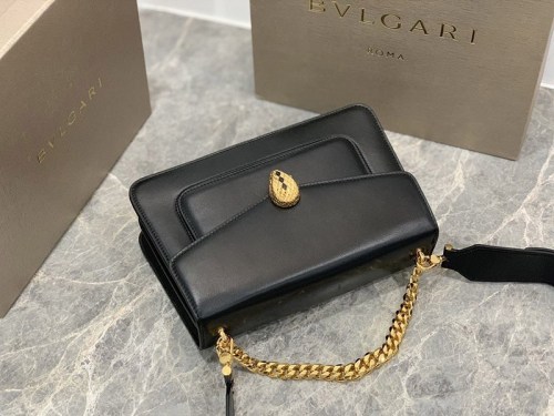 稀少【ブルガリ】新色! SERPENTI FOREVER ナッパ ハンドバッグ Buw08841
