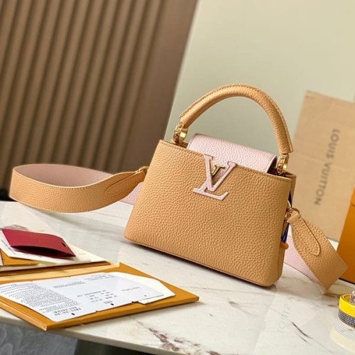 ブティック♪ルイヴィトン カプシーヌ 偽物 2way ショルダーバッグ 3サイズ vuc44202