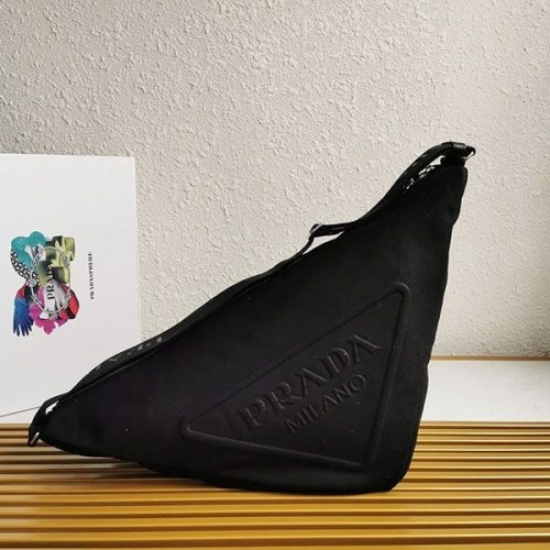 希少色 プラダ トライアングル キャンバスバッグ スーパーコピー 2VY007
