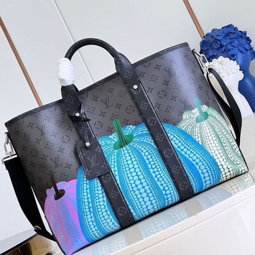 ルイヴィトン LV×YK 草間彌生 偽物 ウィークエンド トートバッグ M46434